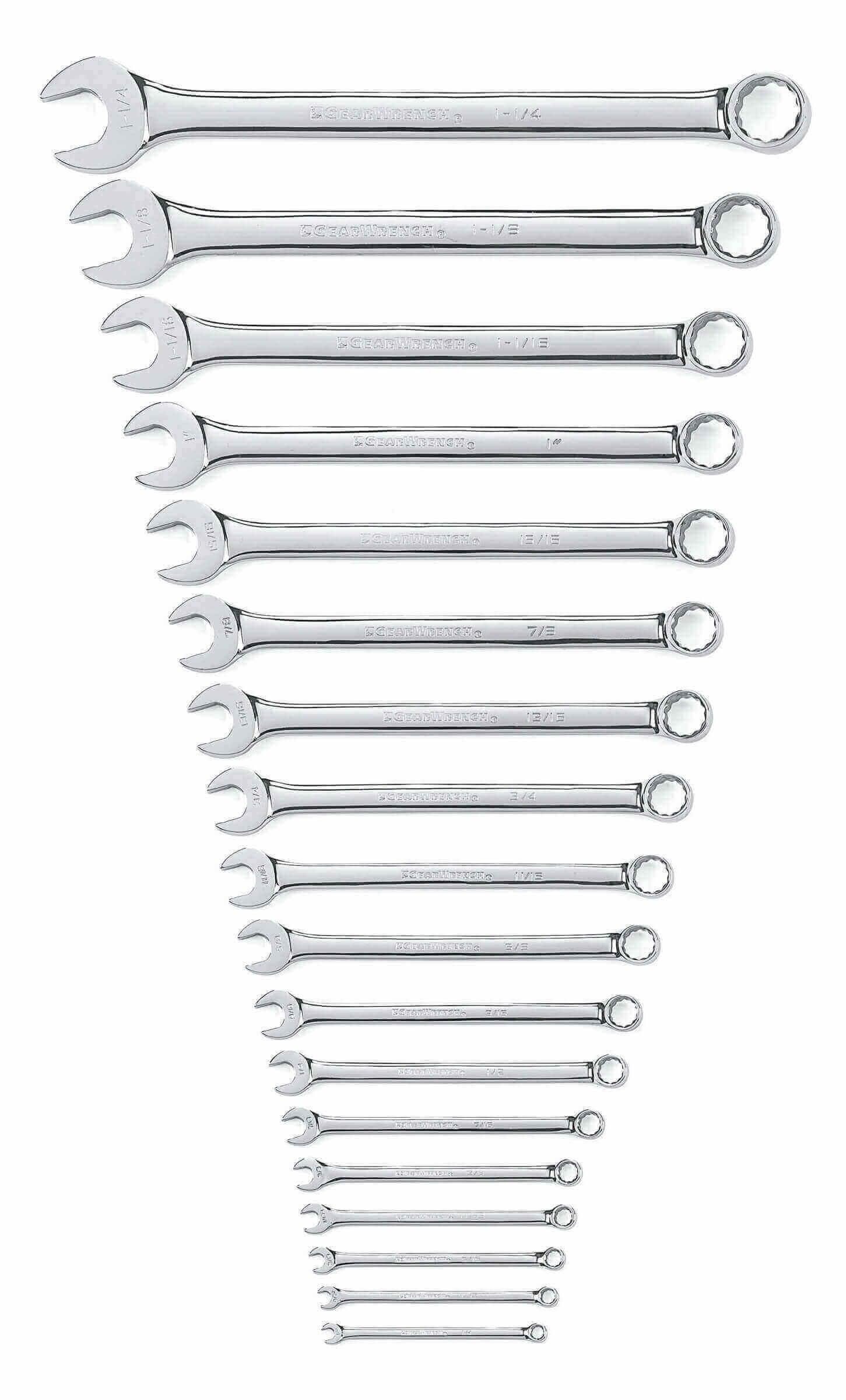 18PC GEAR WRENCH SET -SAE