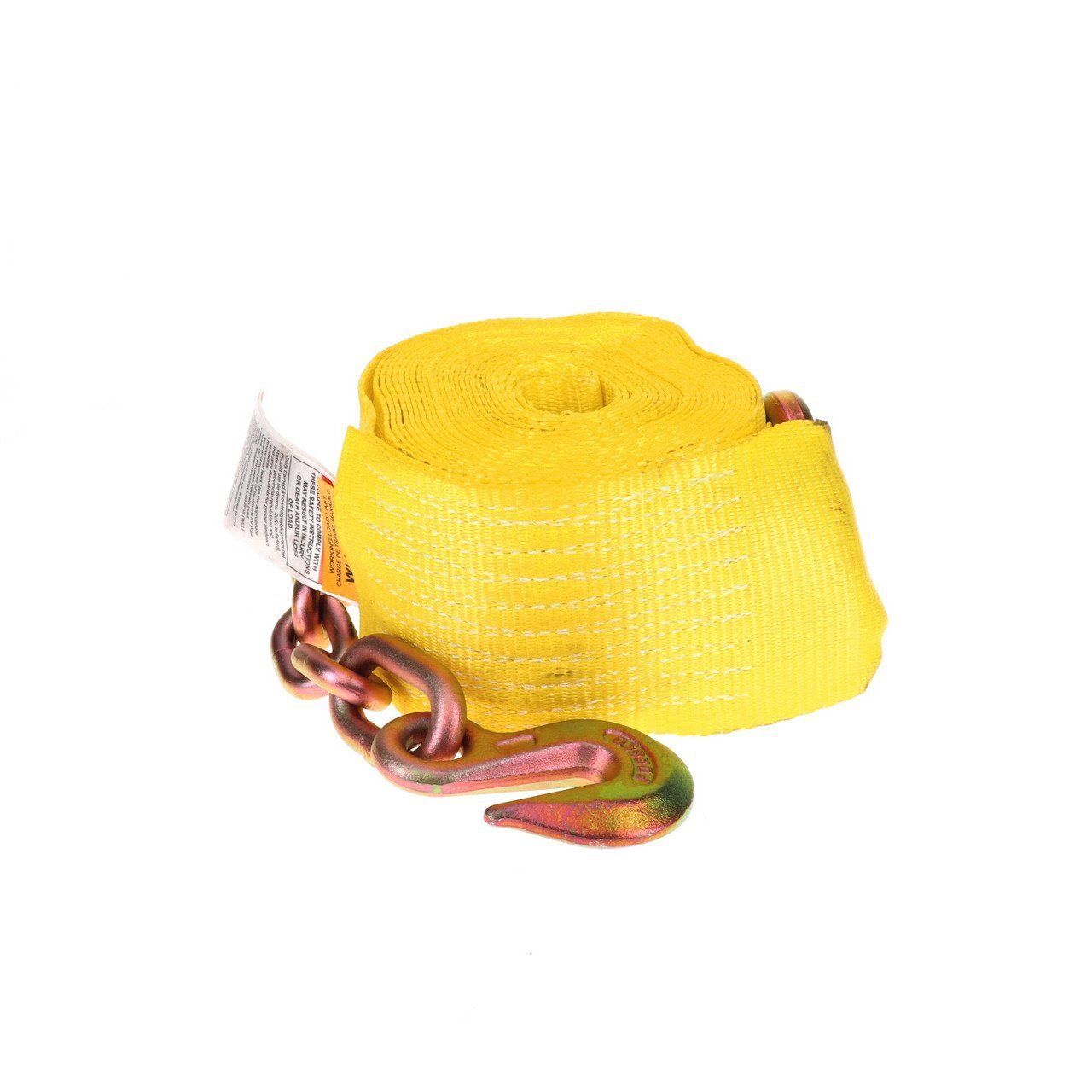 4” x 27’ WINCH STRAP W/ CHAIN ANCHOR