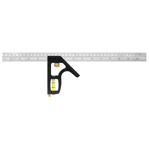 16" HEAVY DUTY PROFESSIONAL INCH/METRIC METAL COMBINATION SQUARE