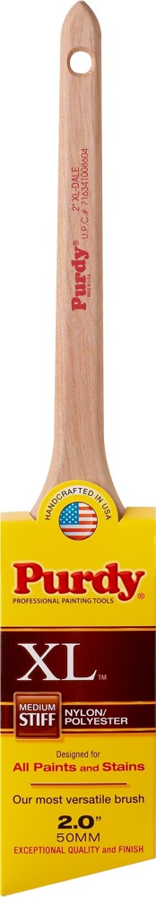 PURDY 144080320 2" NYLON/POLYESTER MED STIFF XL DALE ANGULAR PAINT BRUSH
