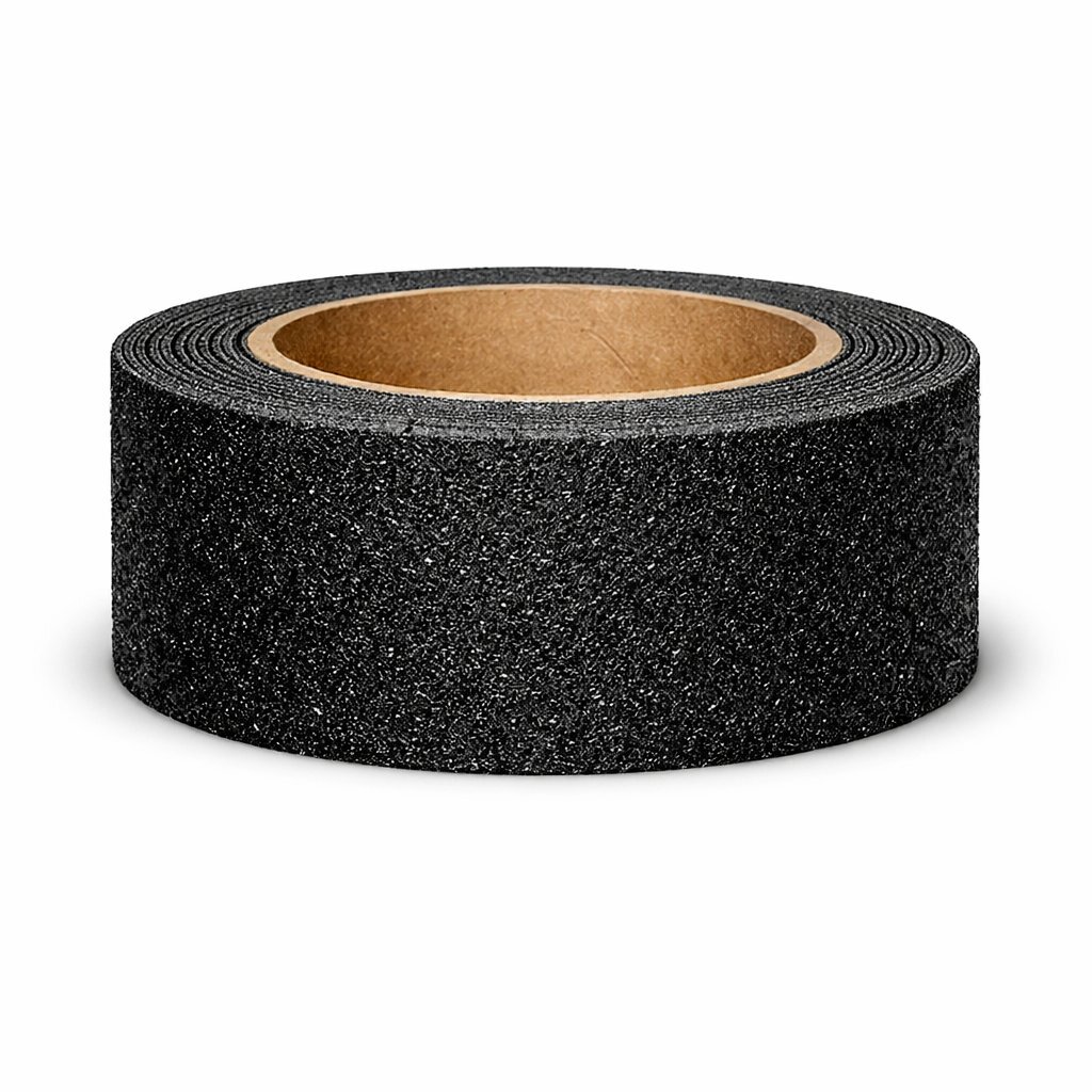 2" X 60' BLACK NON-SLIP TAPE - COURSE TEXTURE