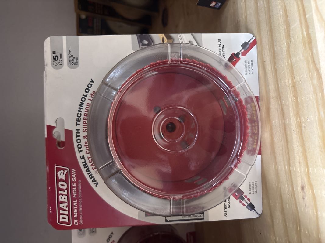 5” BI- METAL HOLE SAW