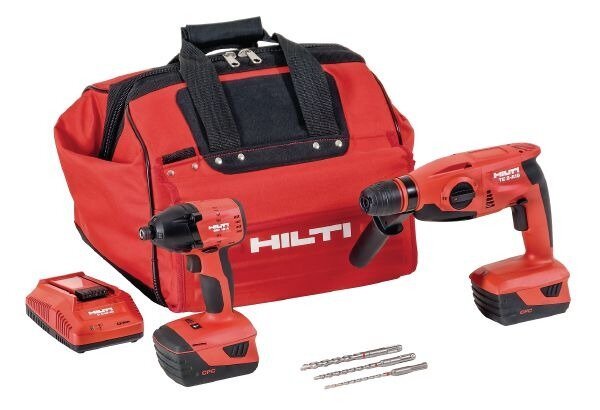 TWO-TOOL CORDLESS COMBOS..SF4H-22 + SID 4-22 + B22 55- HILTI