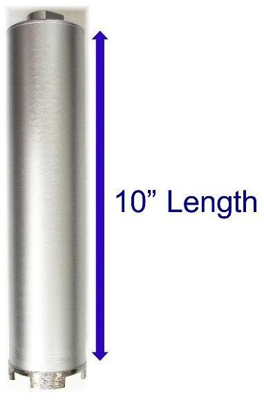 4" X 10"L PREMIUM SILVER DRY DIAMOND CORE BIT - AMERICAN LIFETIME