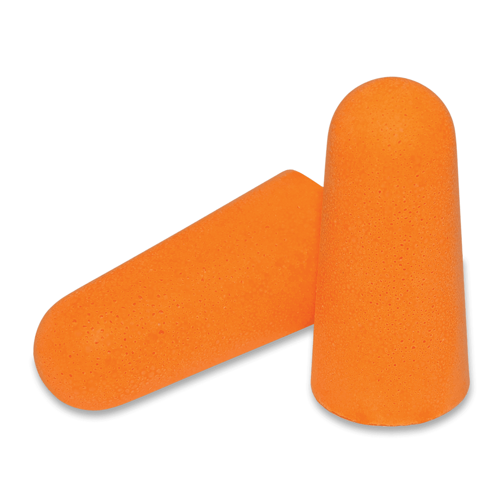FOAM EAR PLUGS UNCORDED - 100 PER PACK