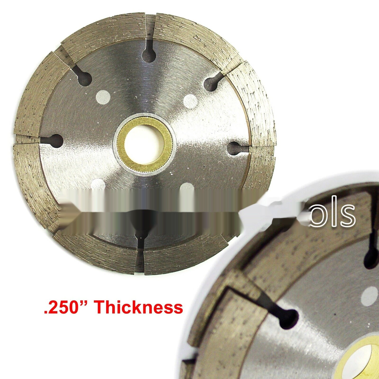 4” X .250” DOUBLE SANDWICH TUCK POINT DIAMOND BLADE FOR MORTAR JOINTS REMOVAL