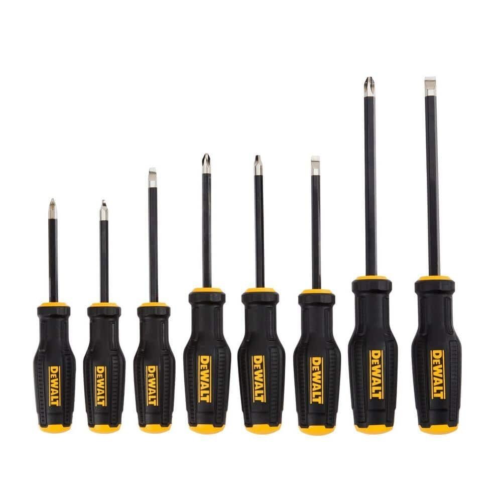TOUGH SERIES 8PC SCREWDRIVER SET- DEWALT