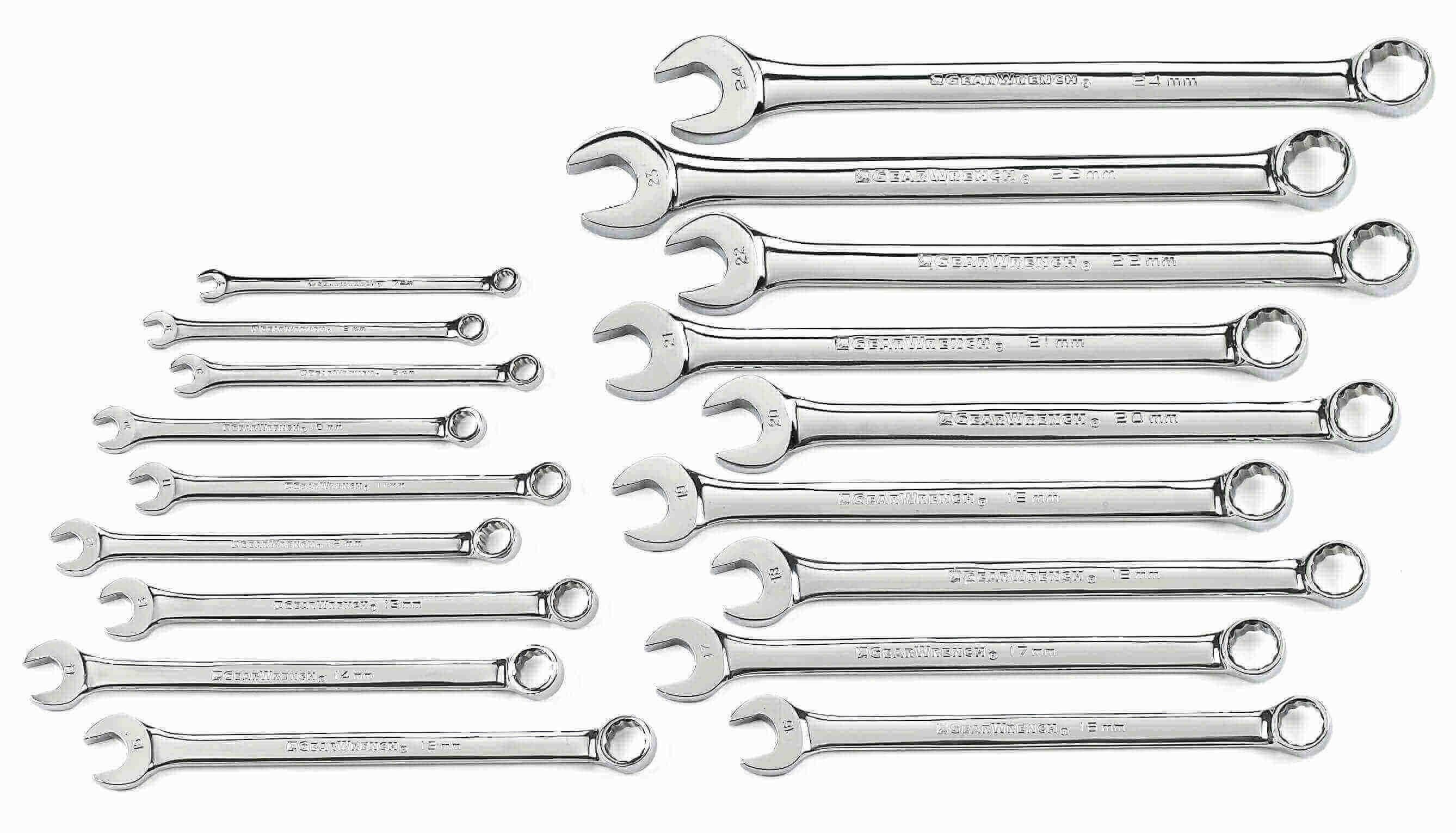18PC GEAR WRENCH SET -METRIC