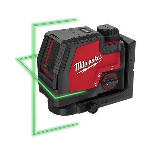 USB RECHARGEABLE GREEN CROSS LINE LASER - MILWAUKEE
