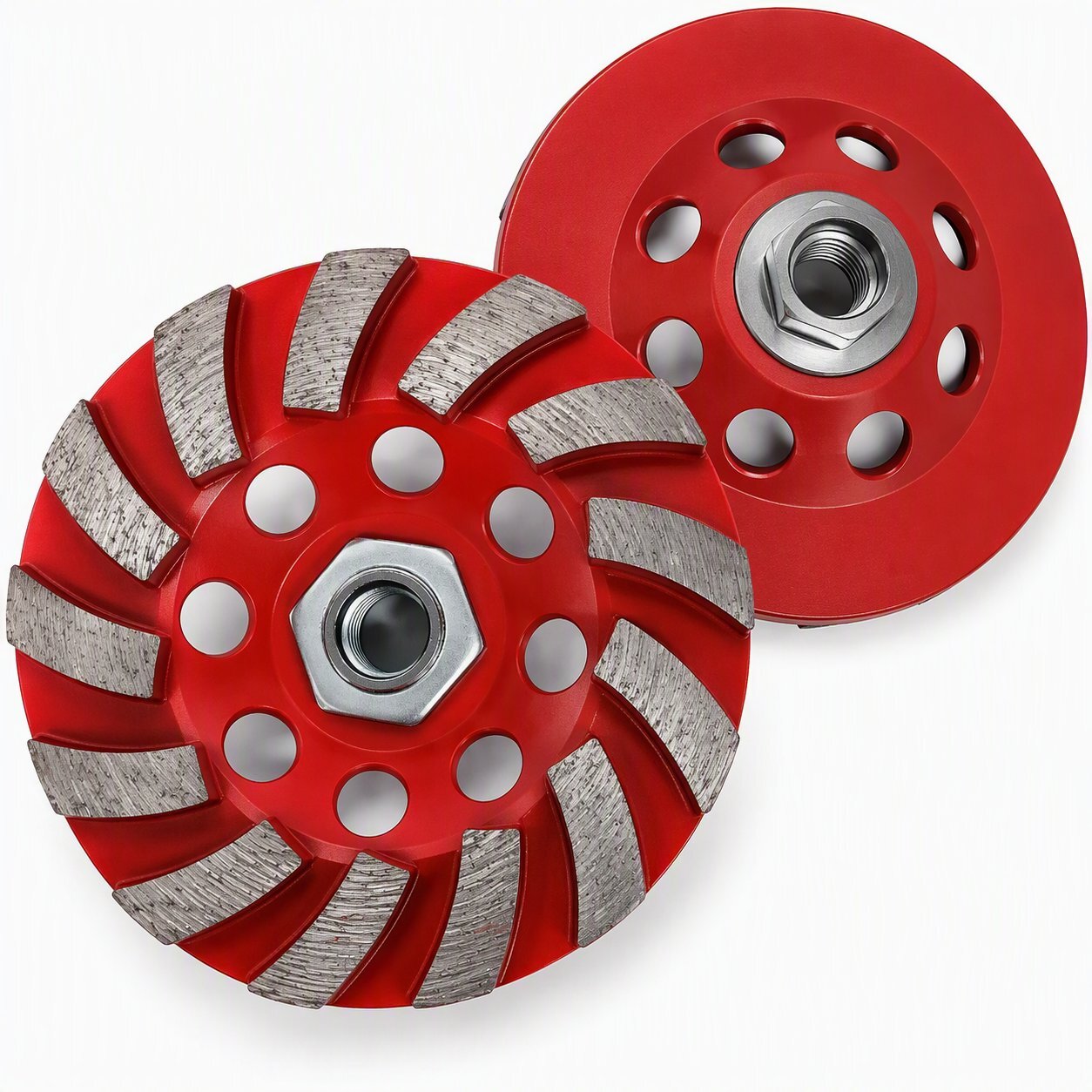 7" x 12 SEG SWIRLEY CUP WHEEL