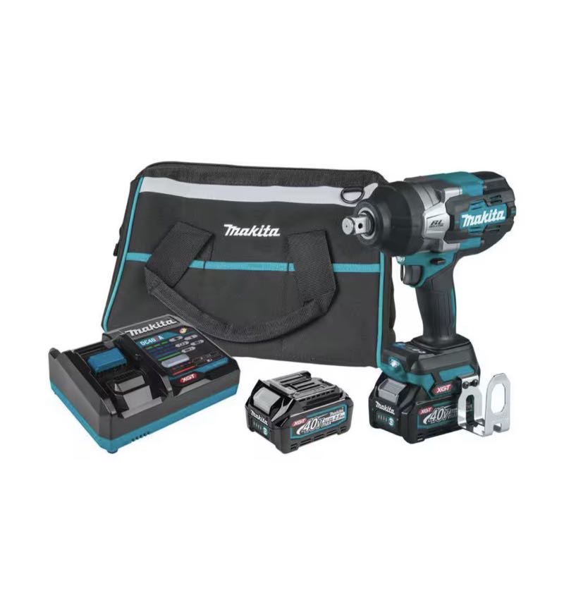 40V MAX XGT BRUSHLESS 4- SPEED 1/2” SQ DRIVE IMPACT WRENCH KIT W/ DETENT ANVIL - MAKITA