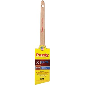 PURDY 144080525 2-1/2" CHINEX/POLYESTER STIFF XL DALE ELITE ANGULAR PAINT BRUSH