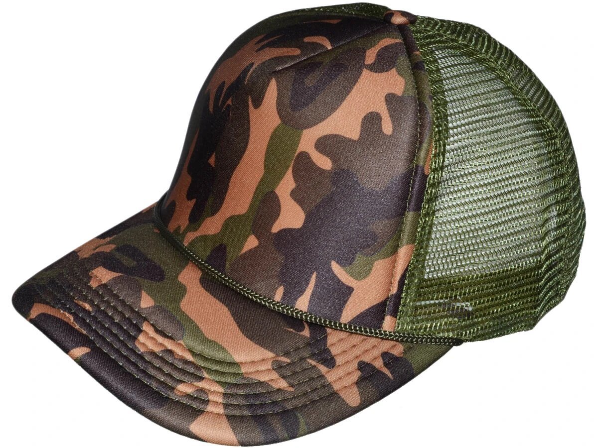 BLANK 5 PANEL FOAM TRUCKER HAT - AMERICAN LIFETIME