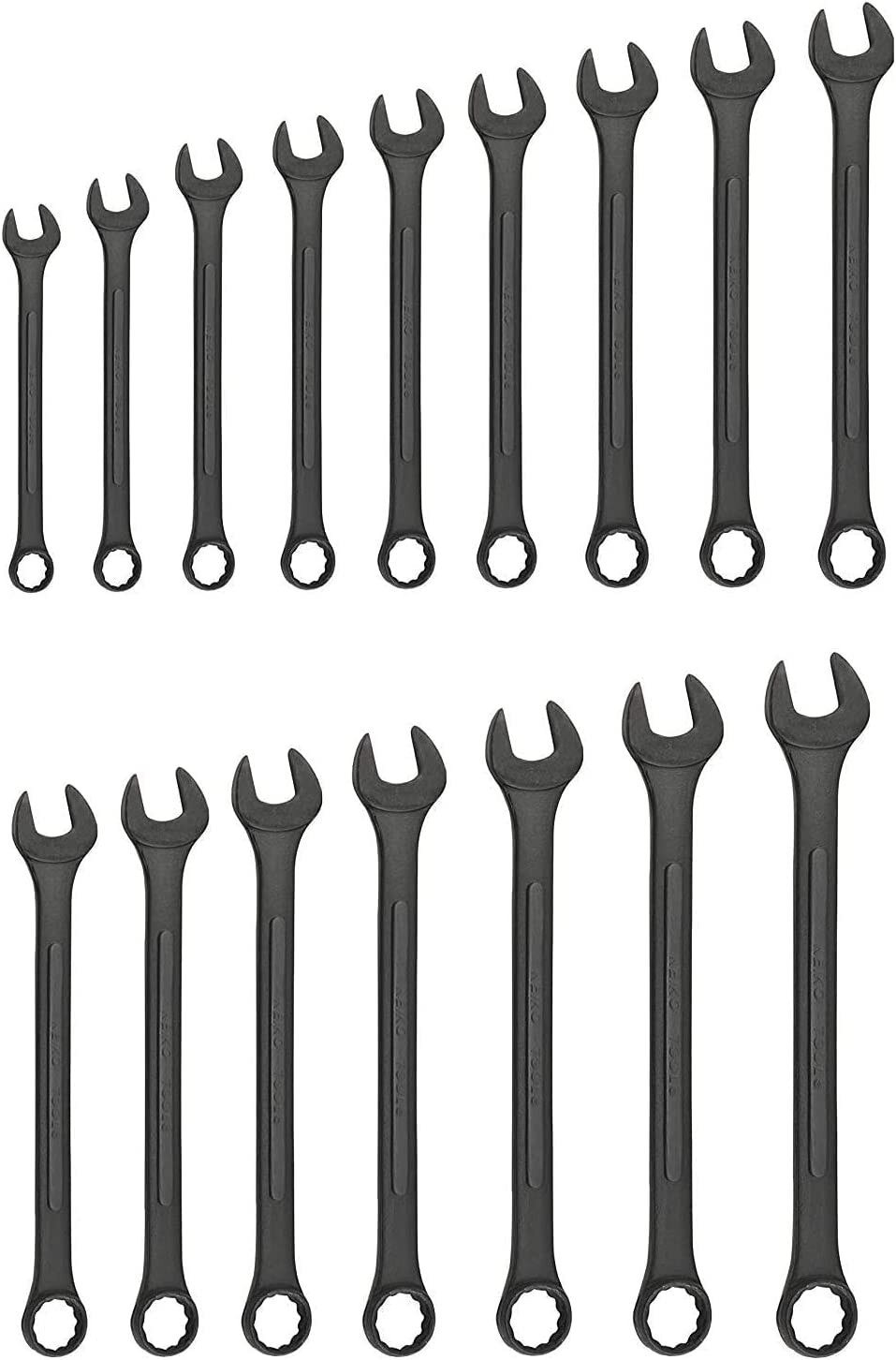 16PC COMBINATION WRENCH SET - METRIC