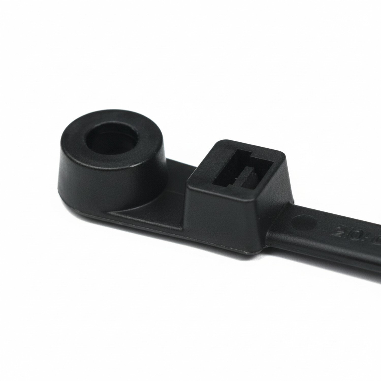 CABLE TIE - 14" BLACK SCREW MOUNT (100/PK)