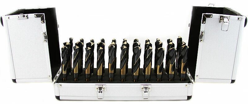 33PC MASTER BLACK & GOLD DRILL BIT INDEX