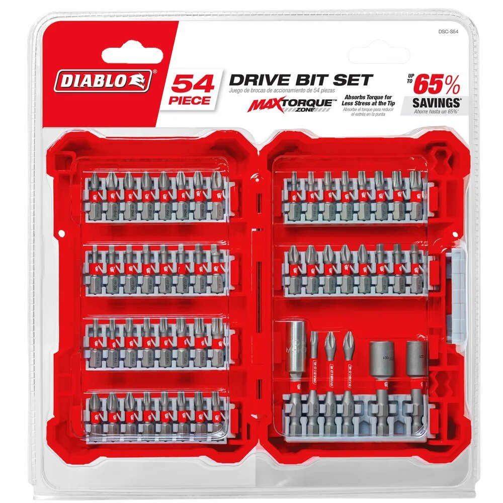 54PC DIABLO DRIVE BIT SET
