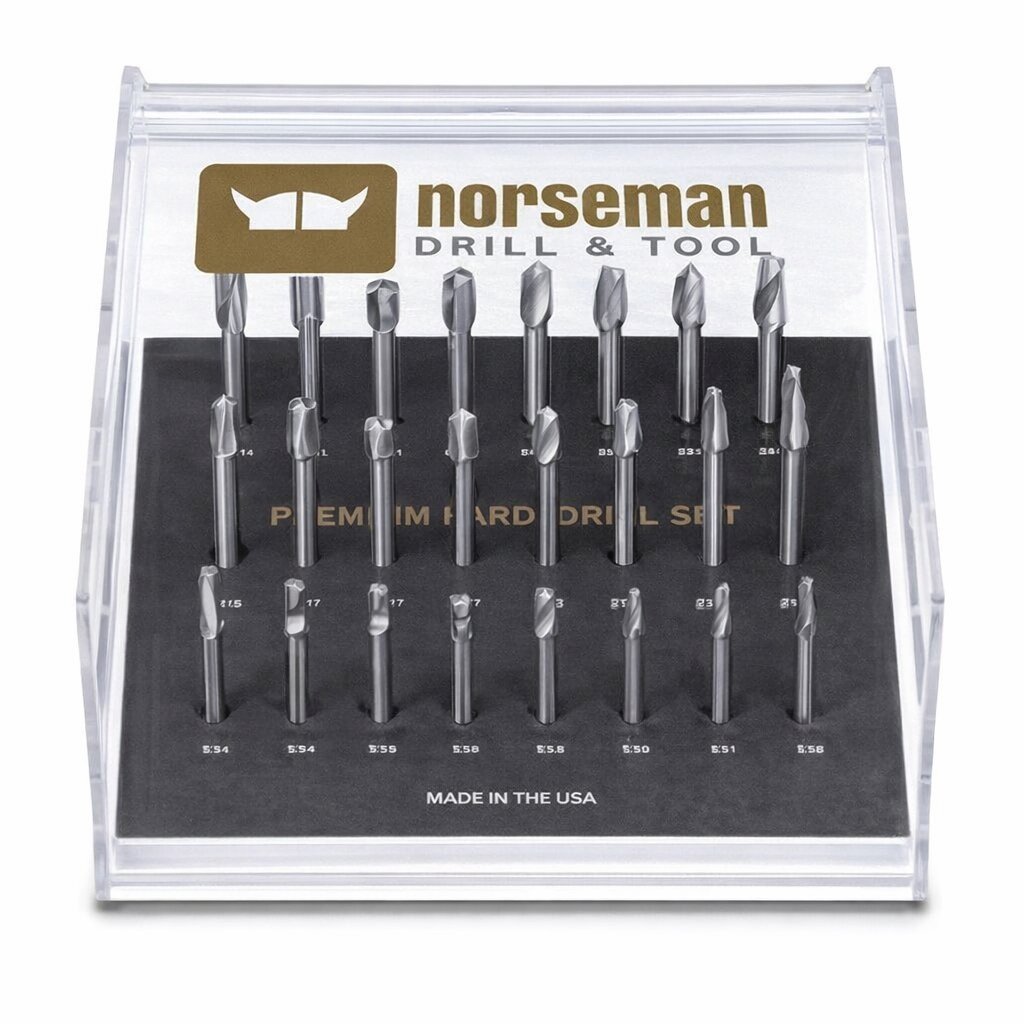 24PC CARBIDE TIPPED BURR SET - NORSEMAN