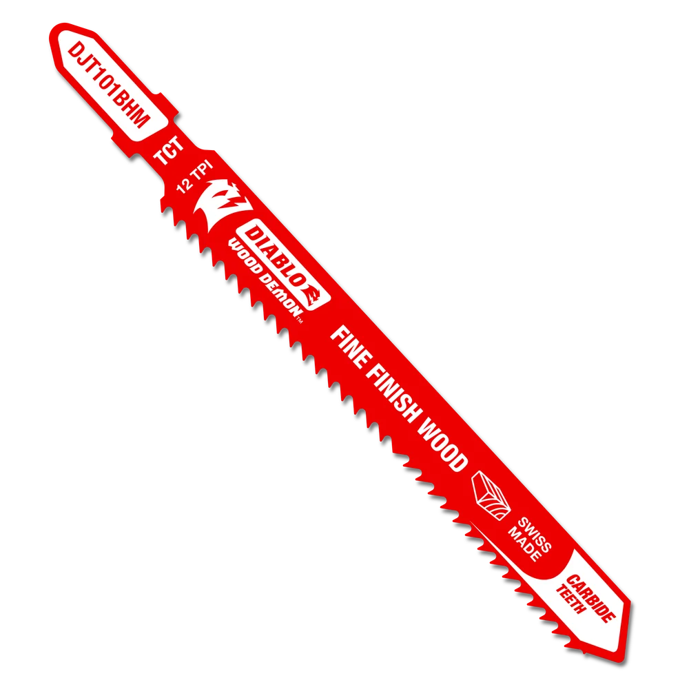 4" 12TPI WOOD DEMON JIG SAW BLADE FINE - DIABLO