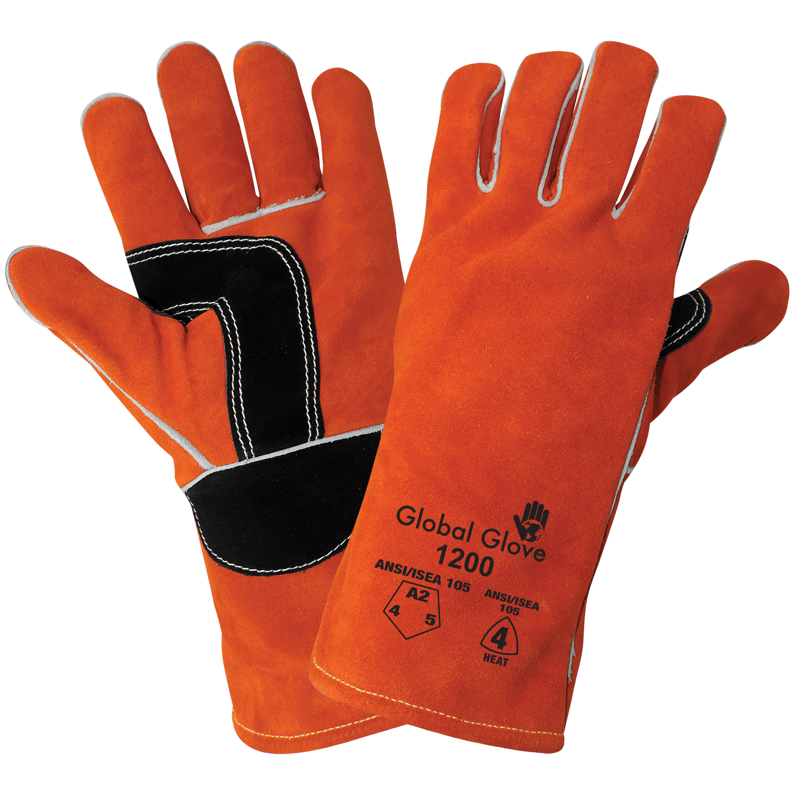 PREMIUM COWHIDE SPLIT FULL LEATHER MIG/TIG WELDING CUT, HEAT, PUNCTURE RESISTANT GLOVES