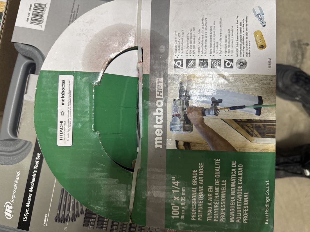 1/4” X 100FT AIR HOSE - METABO