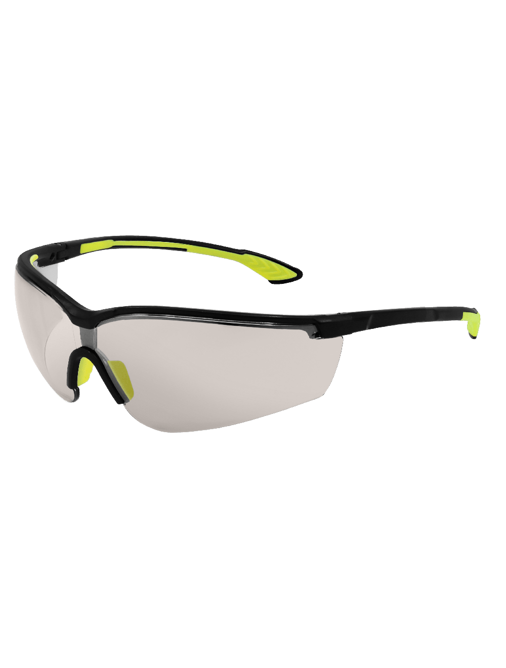 CHROMIS INDOOR/OUTDOOR ANTI-FOG LENS, BLACK FRAME SAFETY GLASSES