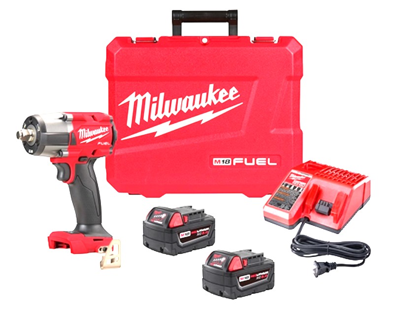 M18 FUEL 1/2" TORQUE IMPACT WRENCH KIT- MILWAUKEE