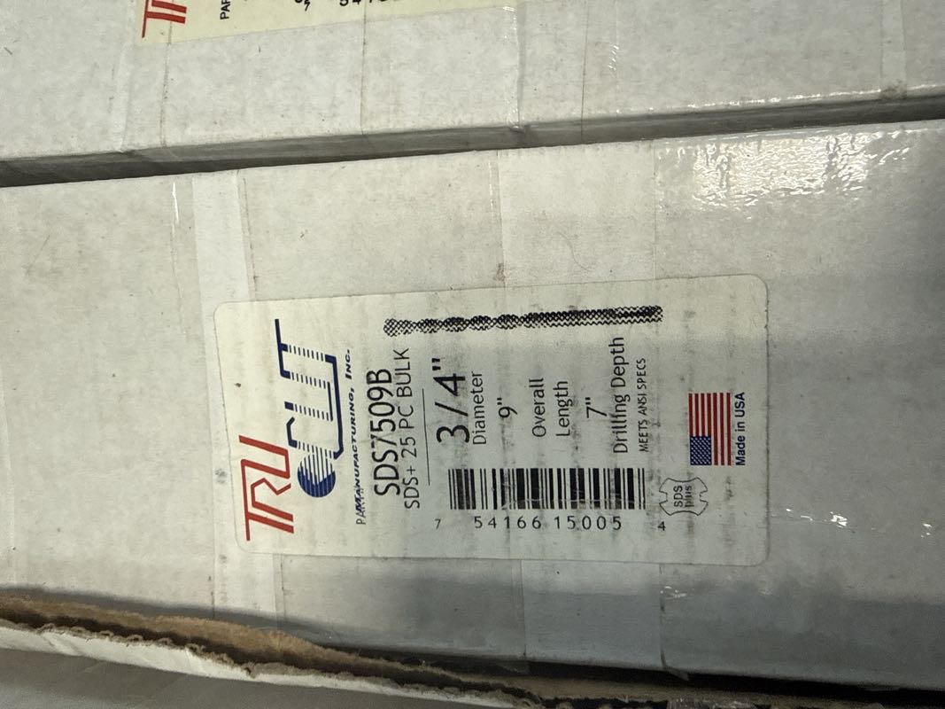 3/4” X 7” SDS PLUS MASONRY BIT