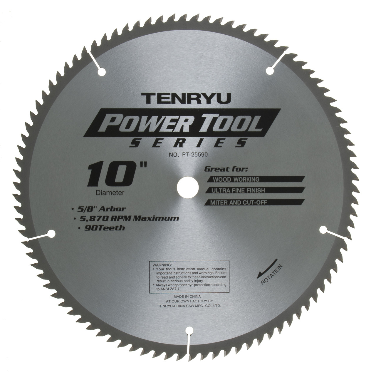 10" X 90T 0.091" THIN KERF 5/8" - TENYRU