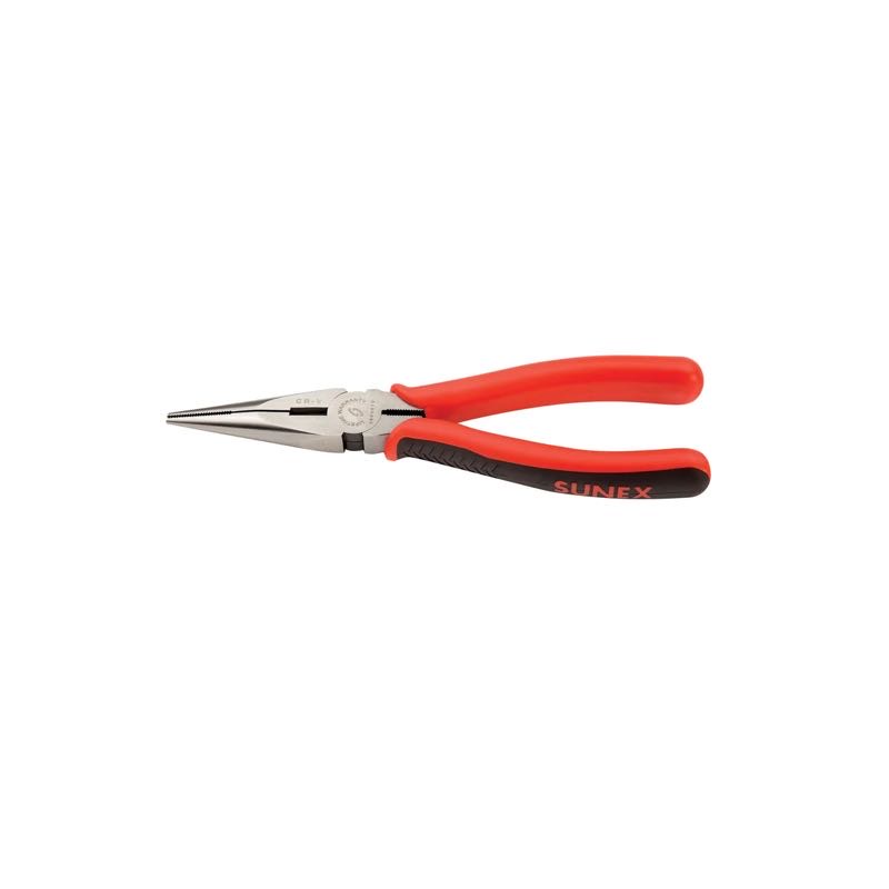 8" LONG NOSE PLIERS - SUNEX