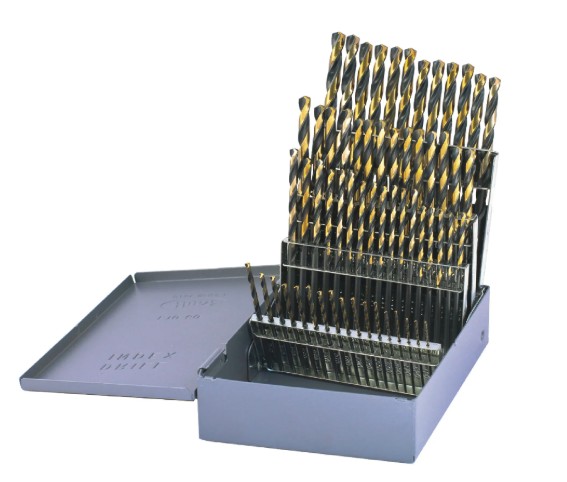 60PC #1- #60 BLACK AND GOLD INDEX SET - DRILLCO