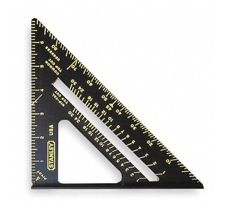 STANLEY TOOL 46-071 10-1/4" ALUMINUM PREMIUM QUICK SQUARE LAYOUT TOOL