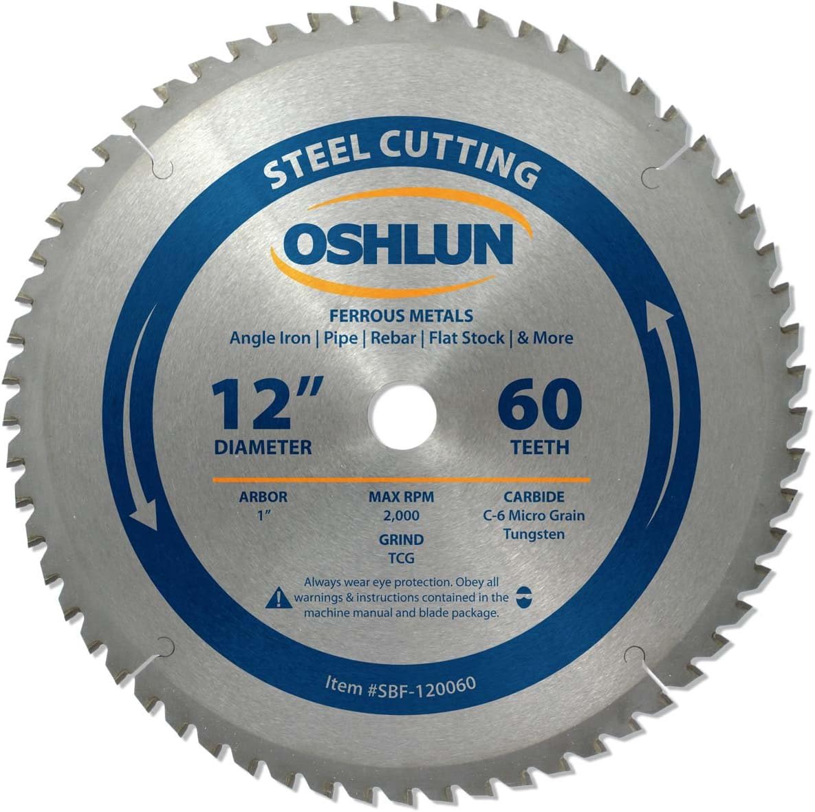 12" X 60T CARBIDE MITRE SAW BLADE - OSHLUN