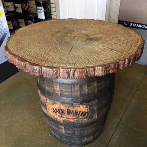 LIVE EDGE WOOD TABLE MOLD CONCRETE STAMP