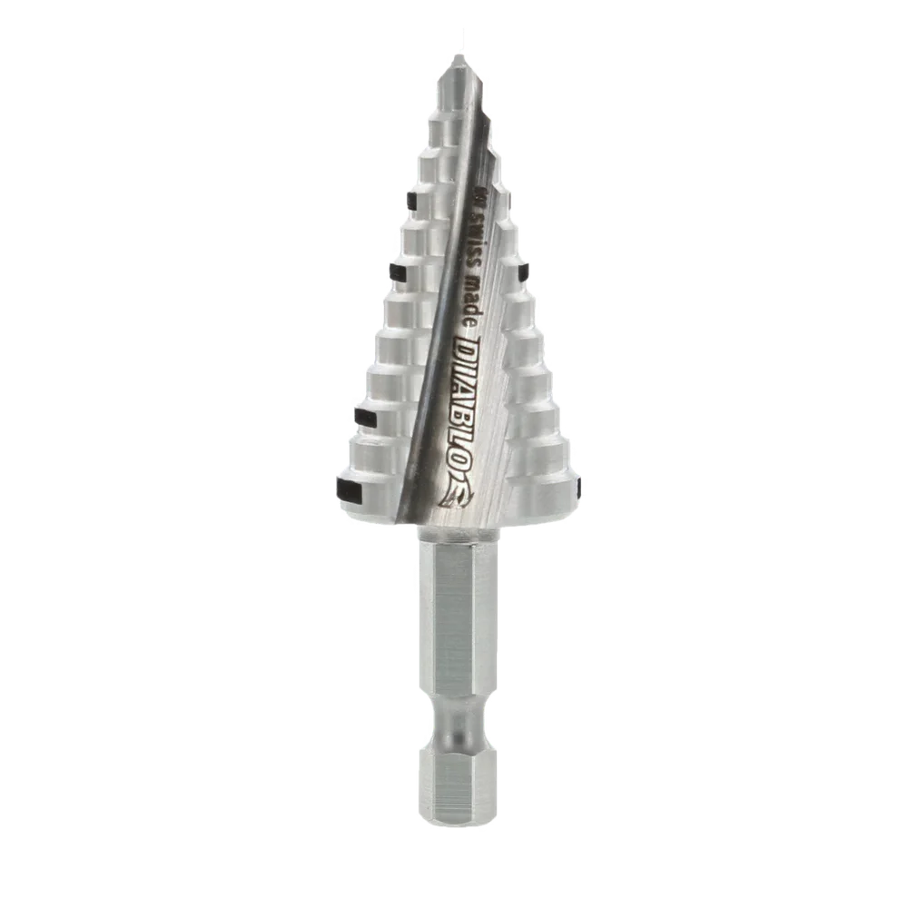 3/8" TO 7/8" IMPACT STEP BIT WITH 12 STEPS- DIABLO
