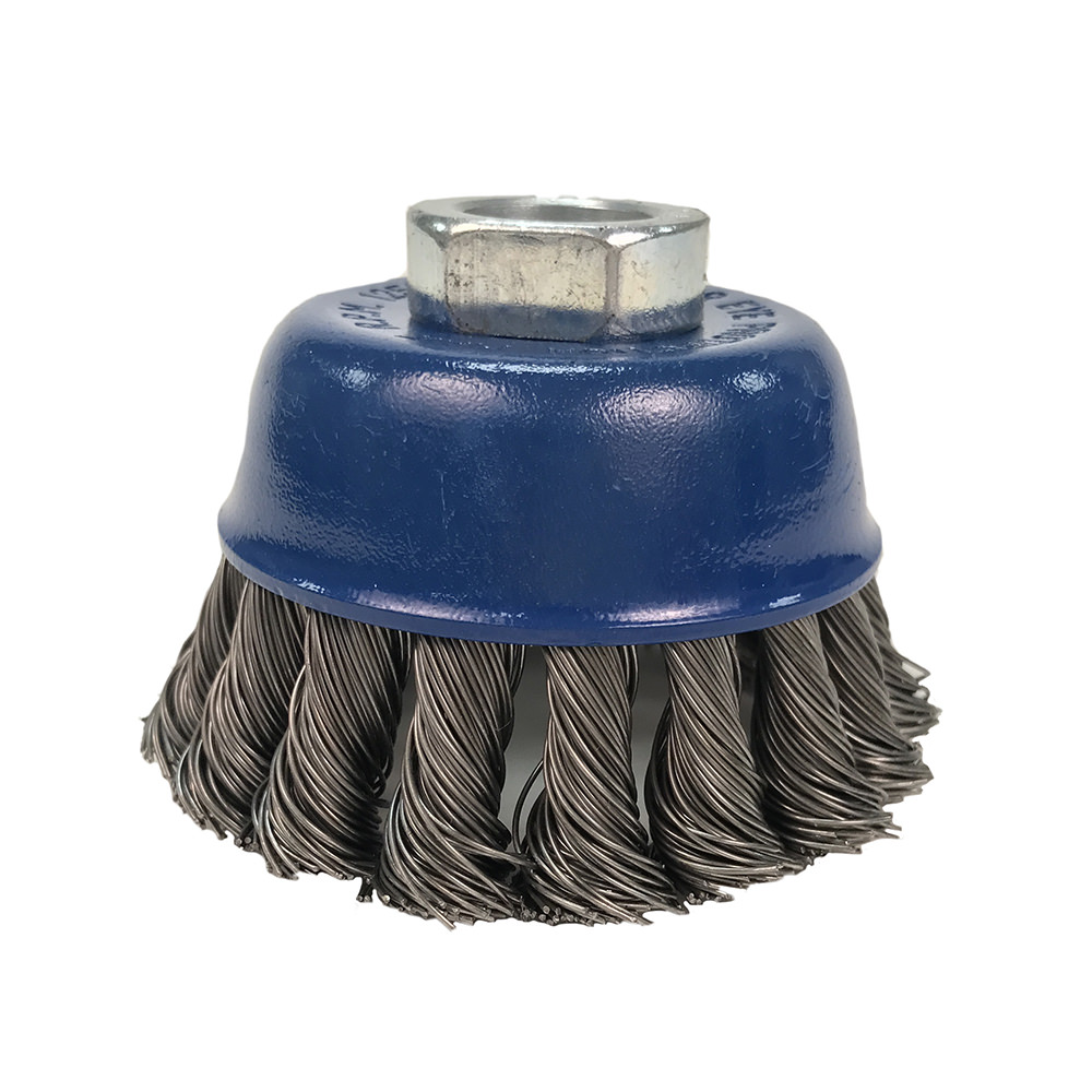 4" KNOTTED WIRE CUP BRUSH - MERCER