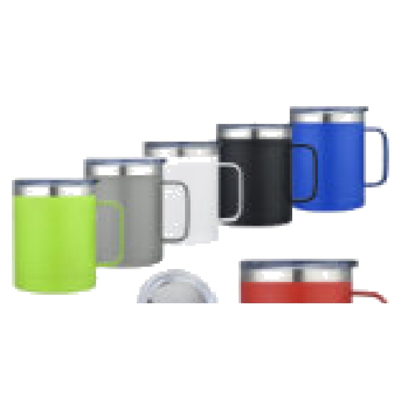14 OZ. STAINLESS STEEL VACUUM CAMPING MUG