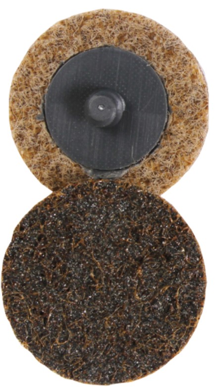 3' SURFACE PREP PADS QUICK CHANGE ROLL LOCK COURSE GRIT - BROWN - MERCER