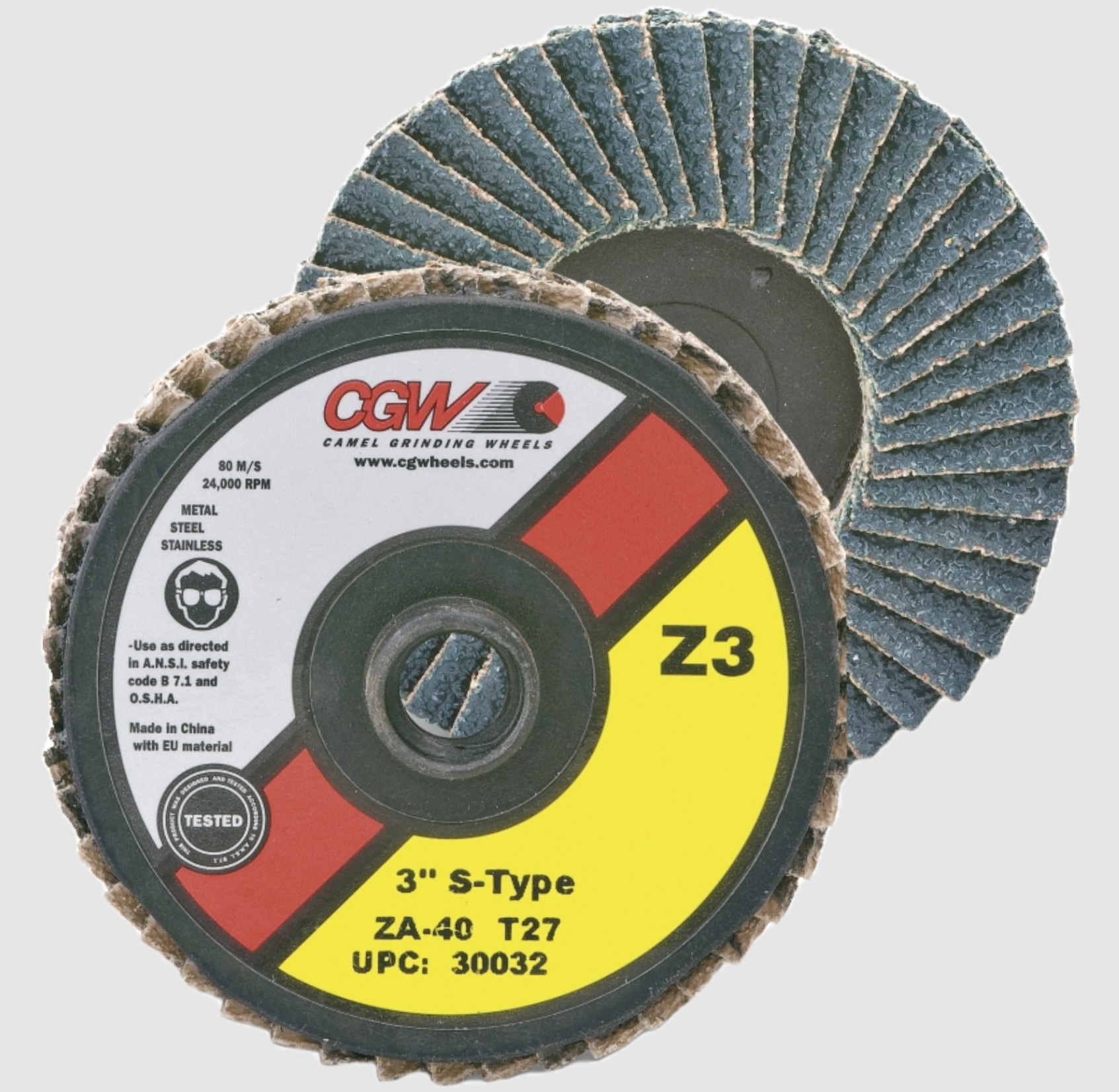 3" MINI FLAP DISC ROLL LOCK - CGW