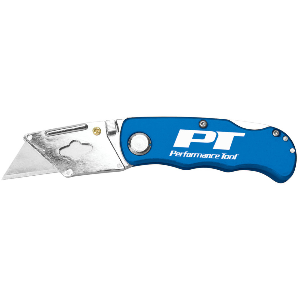 FOLDING UTILITY KNIFE BLUE - PT
