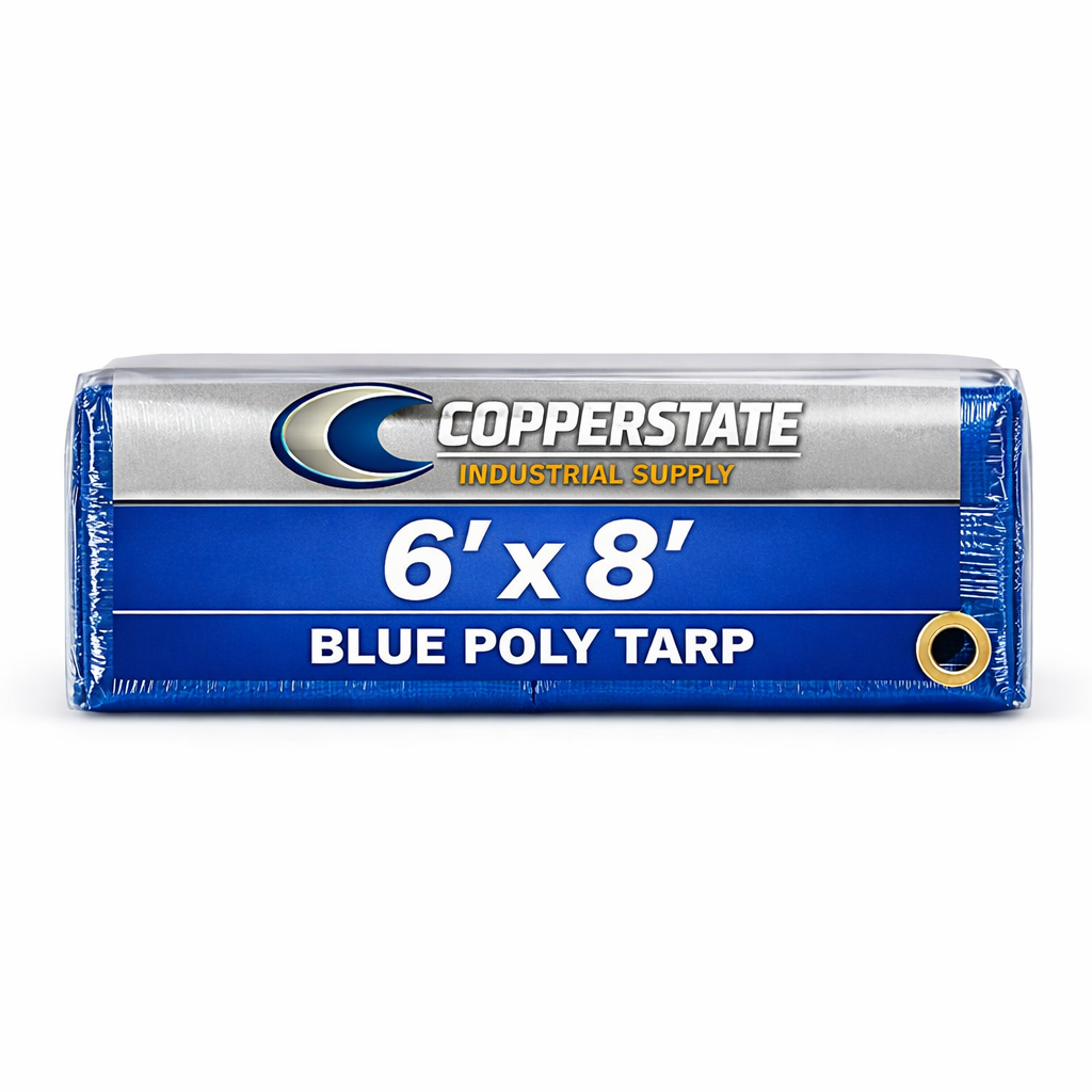 6' X 8' BLUE POLY TARP