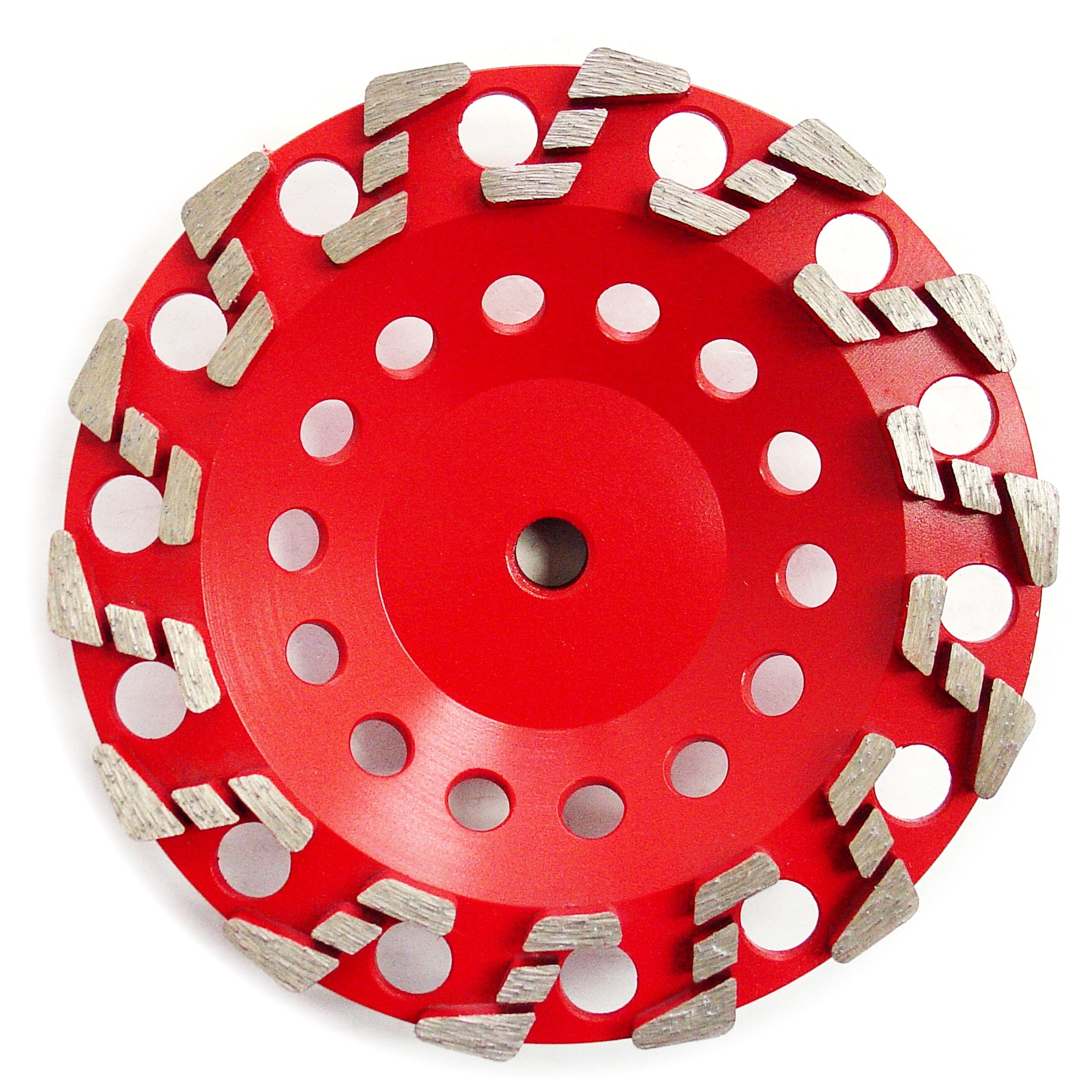 DIAMOND - 7" 30 GRIT - THREADED Z-STYLE DIAMOND CUP WHEEL