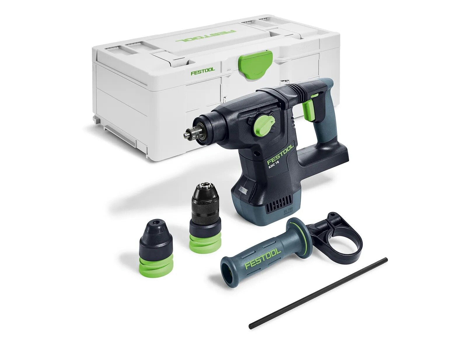 FESTOOL CORDLESS ROTARY HAMMER DRILL KHC 18 EB-BASIC