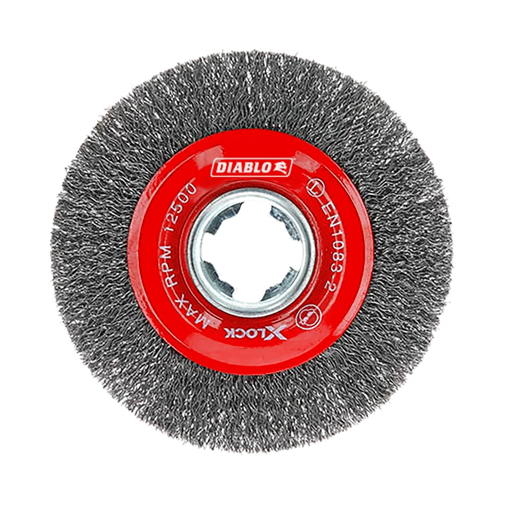 4" CARBON STEEL CRIMPED WIRE WHEEL - DIABLO