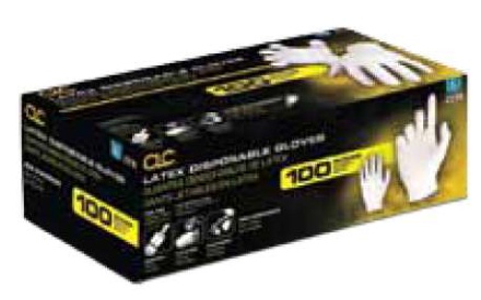 LATEX DISPOSABLE POWDERED - L (100 EA./BOX) MOQ : 10 BOXES