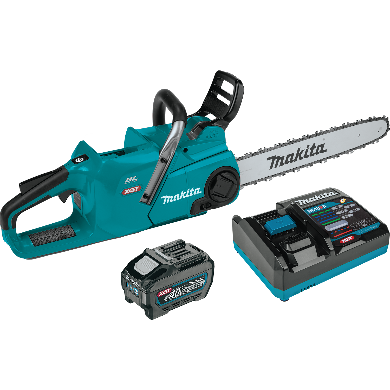 40V MAX XGT BRUSHLESS CORDLESS 18" CHAIN SAW KIT (5.0AH) - MAKITA