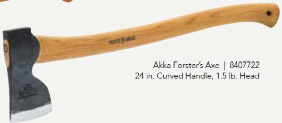 AKKA FORESTER'S AXE - 1.5 LB HEAD, 24" HANDLE