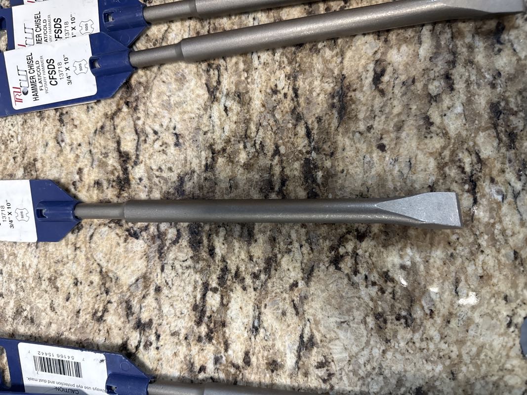 3/4” X 10” FLAT/COLD CHISEL SDS PLUS