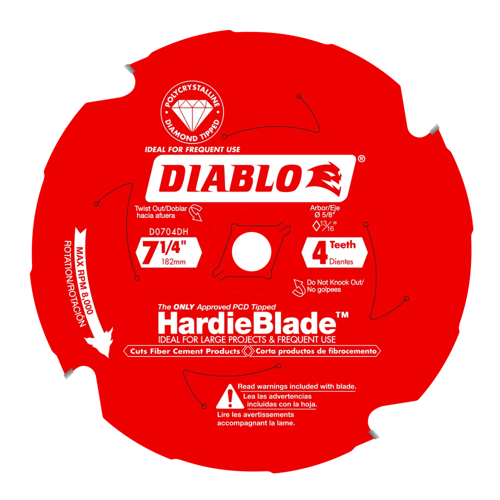 7-1/4" X 4T HARDIE BLADE - DIABLO