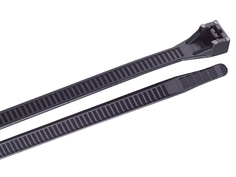 11" BLACK CABLE TIES- 1000PK G&B
